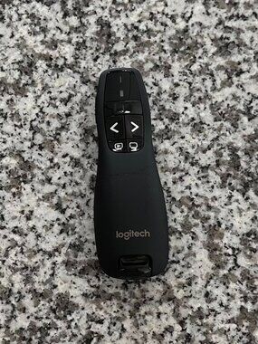 Logitech Wireless Presenter PowerPoint Clicker with Laser Pointer Remote